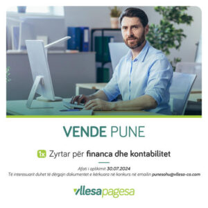 VENDE PUNE – Zyrtar për Financa dhe Kontabilitet (1)