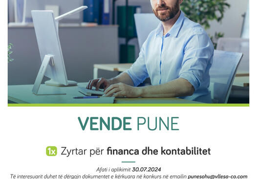 VENDE PUNE – Zyrtar për Financa dhe Kontabilitet (1)